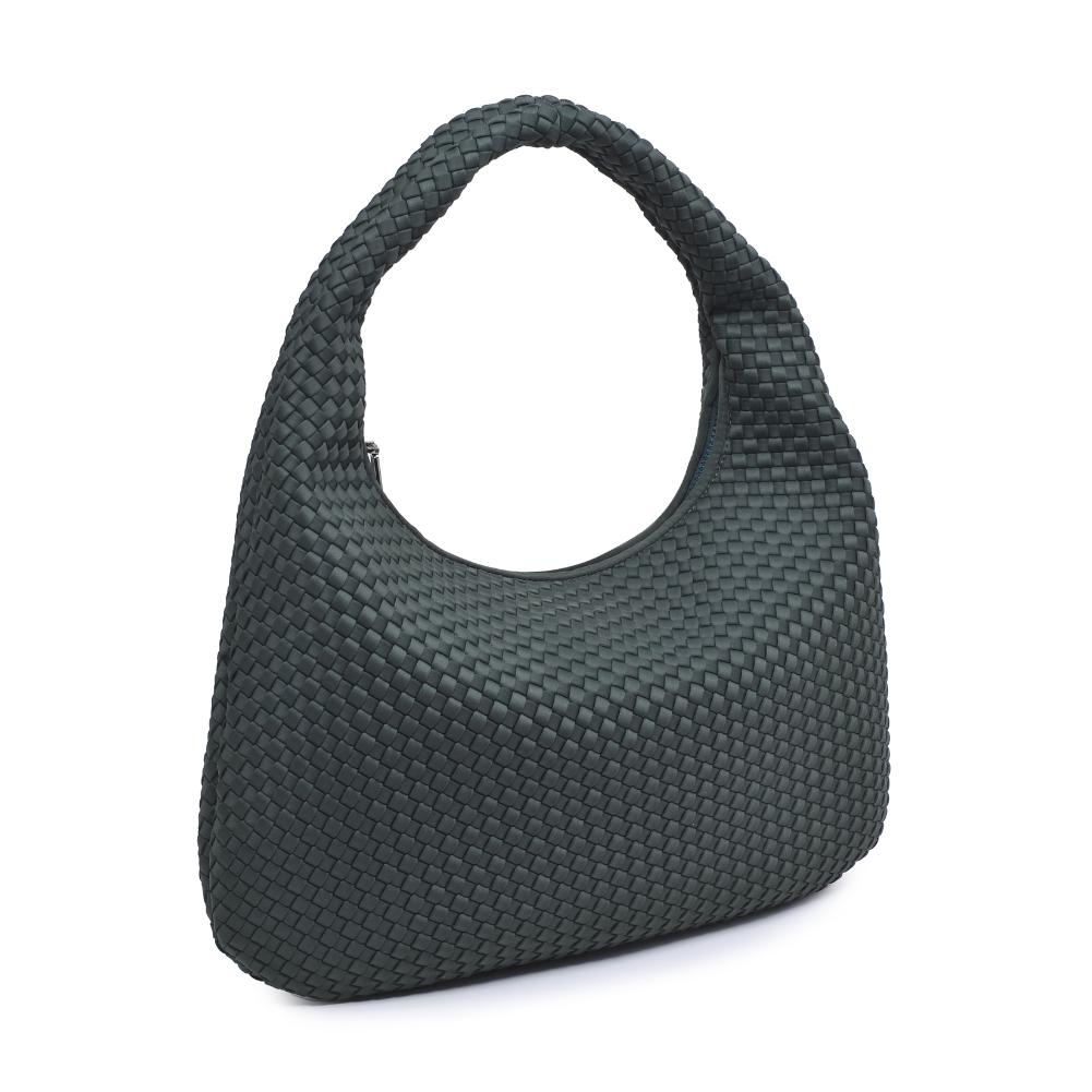 Sol and Selene Dare to Dream - Large Woven Neoprene Hobo 841764110952 View 6 | Olive