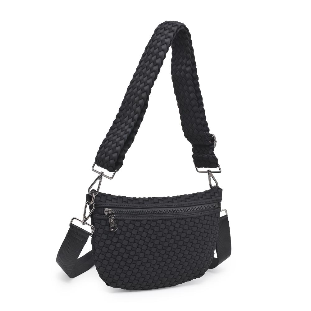 Sol and Selene Ethereal - Woven Neoprene Crossbody 841764110839 View 6 | Black