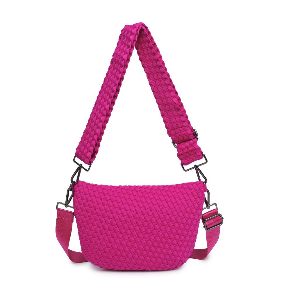 Sol and Selene Ethereal - Woven Neoprene Crossbody 841764110860 View 7 | Fuchsia