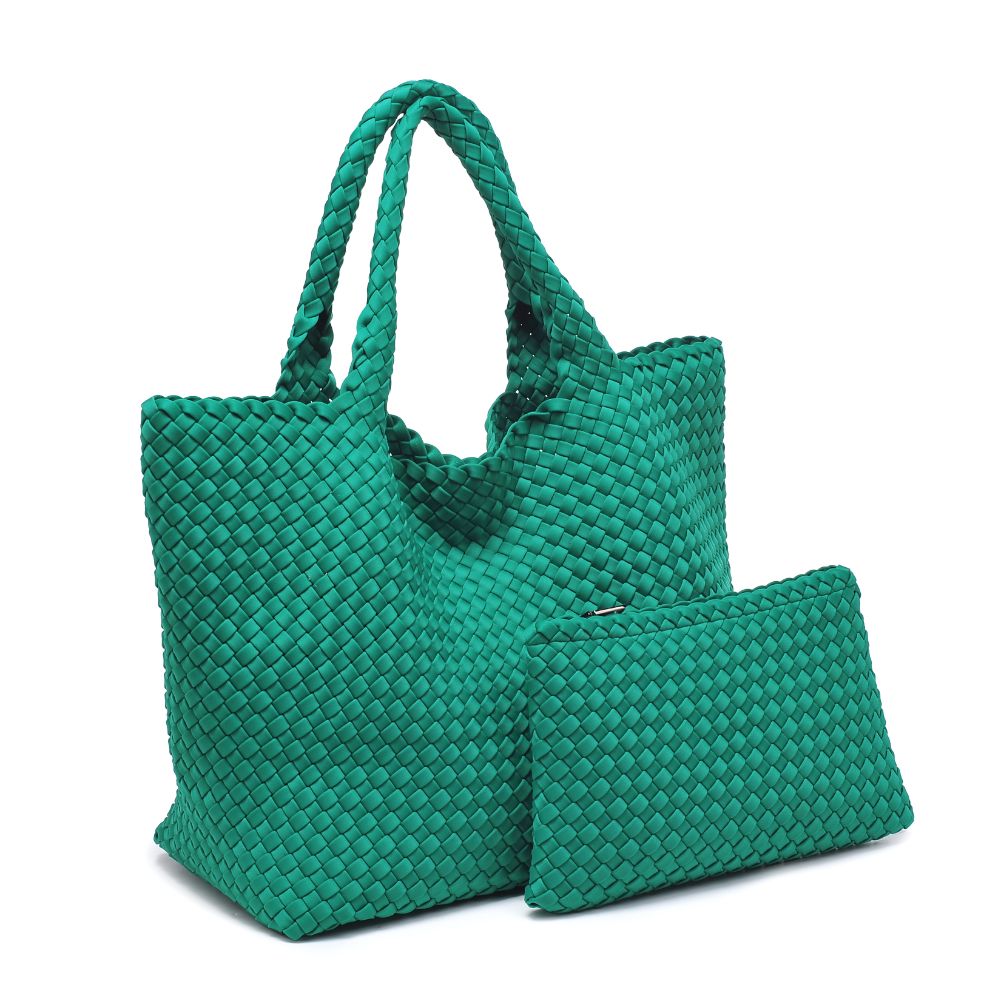 Product Image of Sol and Selene Sky's The Limit - Large Tote 841764107853 View 6 | Emerald