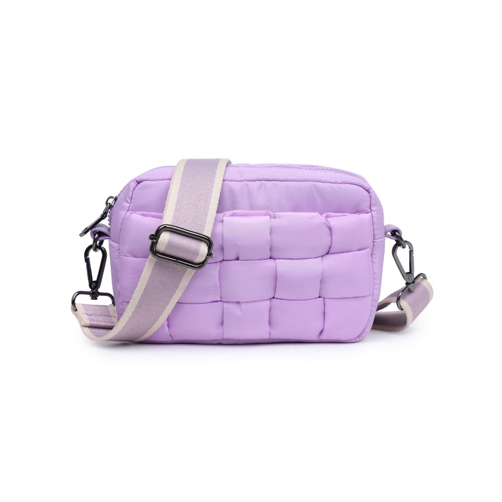 Sol and Selene Inspiration - Woven Nylon Crossbody 841764107846 View 5 | Lilac
