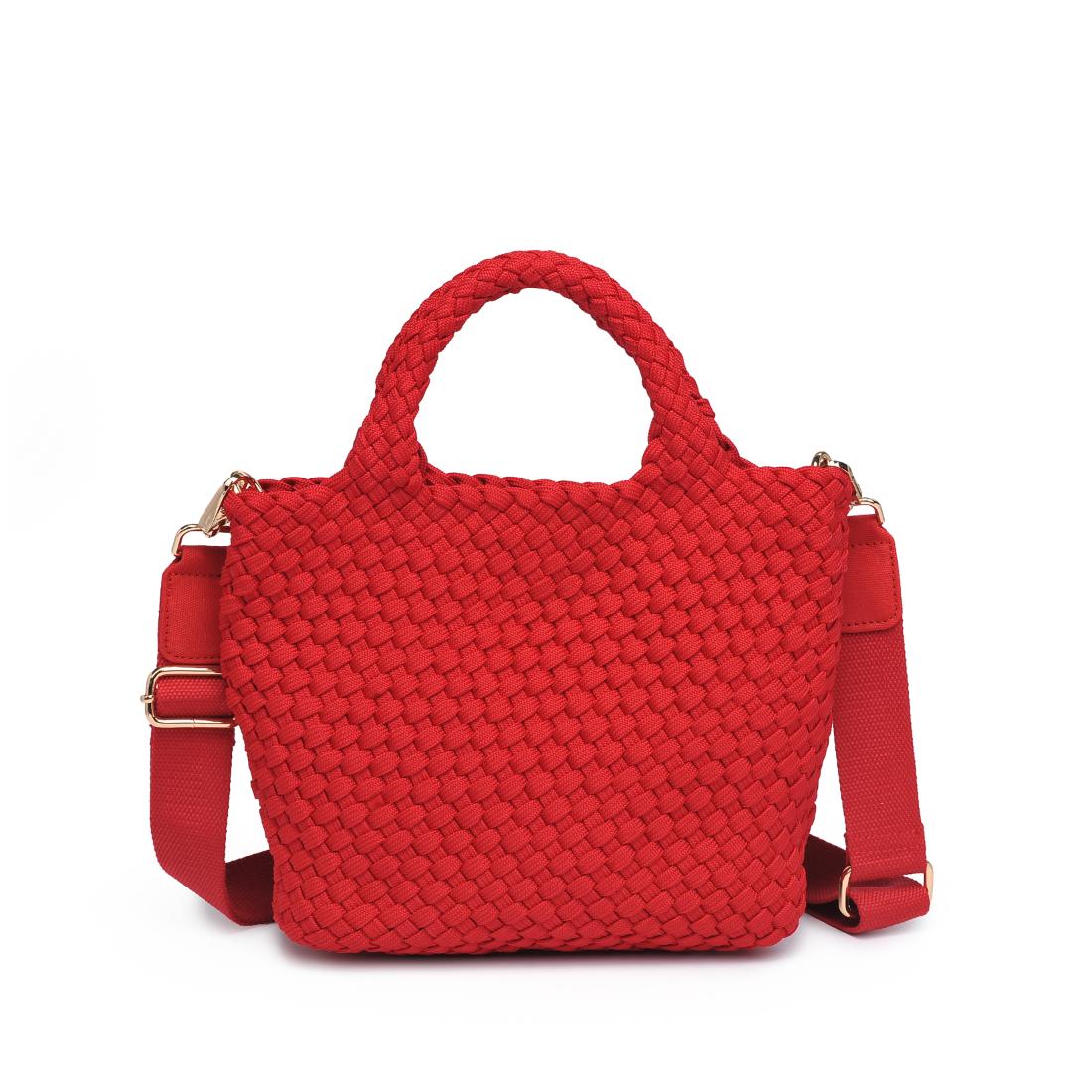 Product Image of Sol and Selene Sky's The Limit - Small Laced Up Eco-Edition Crossbody 841764111751 View 5 | Red