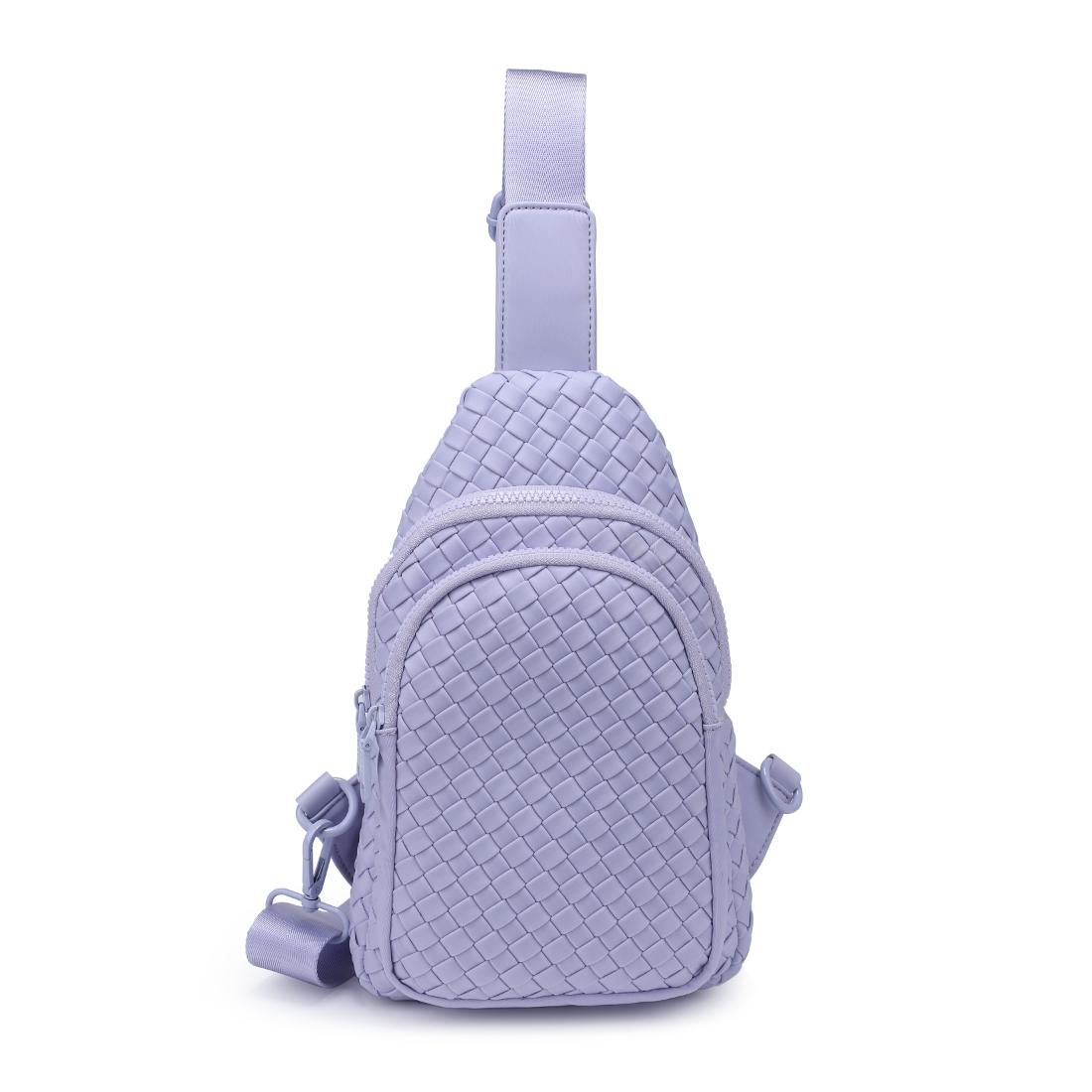 Sol and Selene Beyond The Horizon - Woven Neoprene Sling Backpack 841764111232 View 5 | Lilac