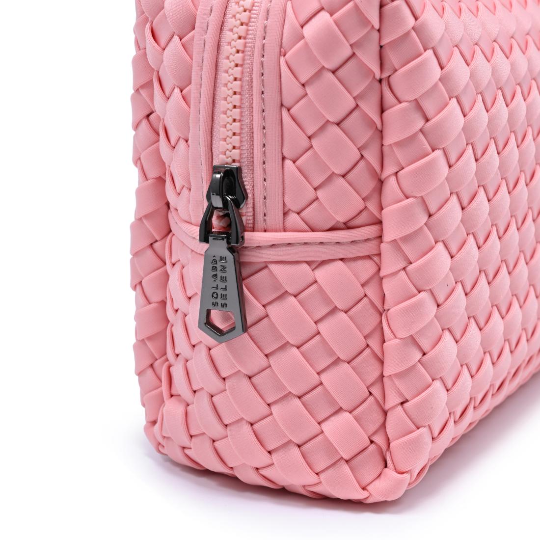 Sol and Selene Altitude - Woven Neoprene Cosmetic & Travel Organizer Pouch 841764112383 View 8 | Blush