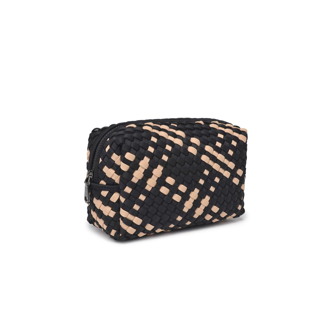 Sol and Selene Altitude - Woven Neoprene Cosmetic & Travel Organizer Pouch 841764112147 View 6 | Black Nude