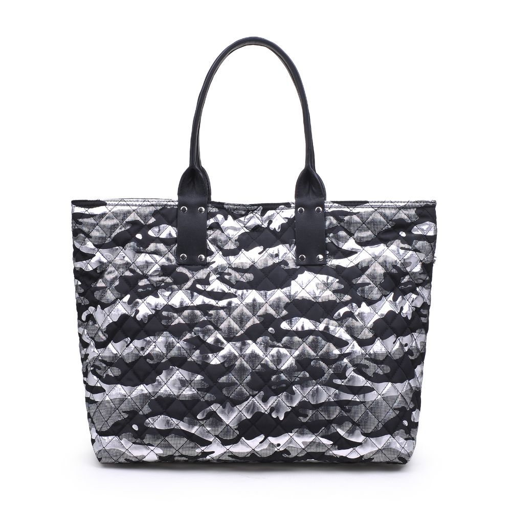 Sol and Selene It Girl Tote 841764105095 View 7 | Silver Metallic