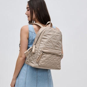 Woman wearing Nude Sol and Selene Motivator - Medium Backpack 841764107709 View 2 | Nude
