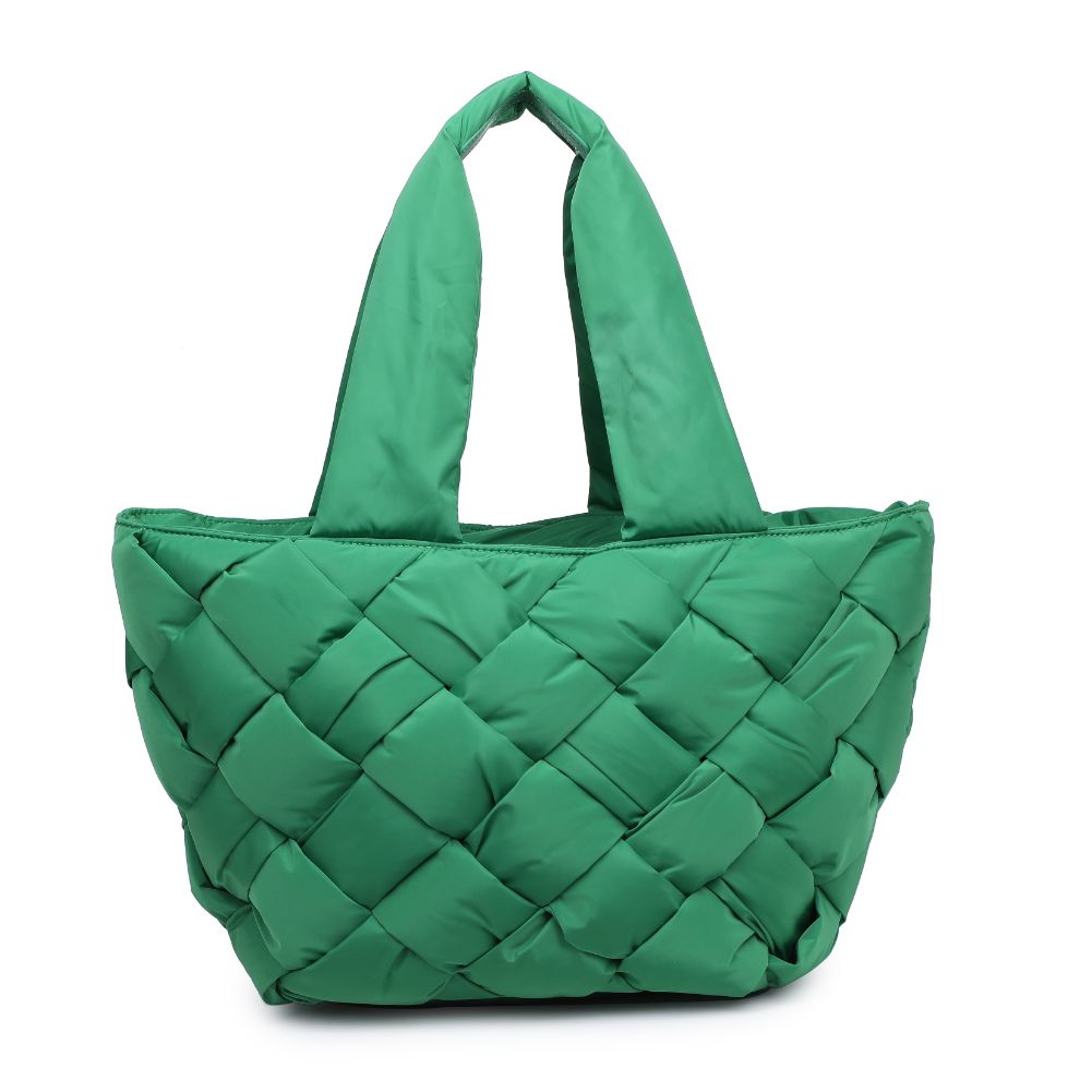 Woman wearing Kelly Green Sol and Selene Intuition East West Tote 841764107303 View 7 | Kelly Green