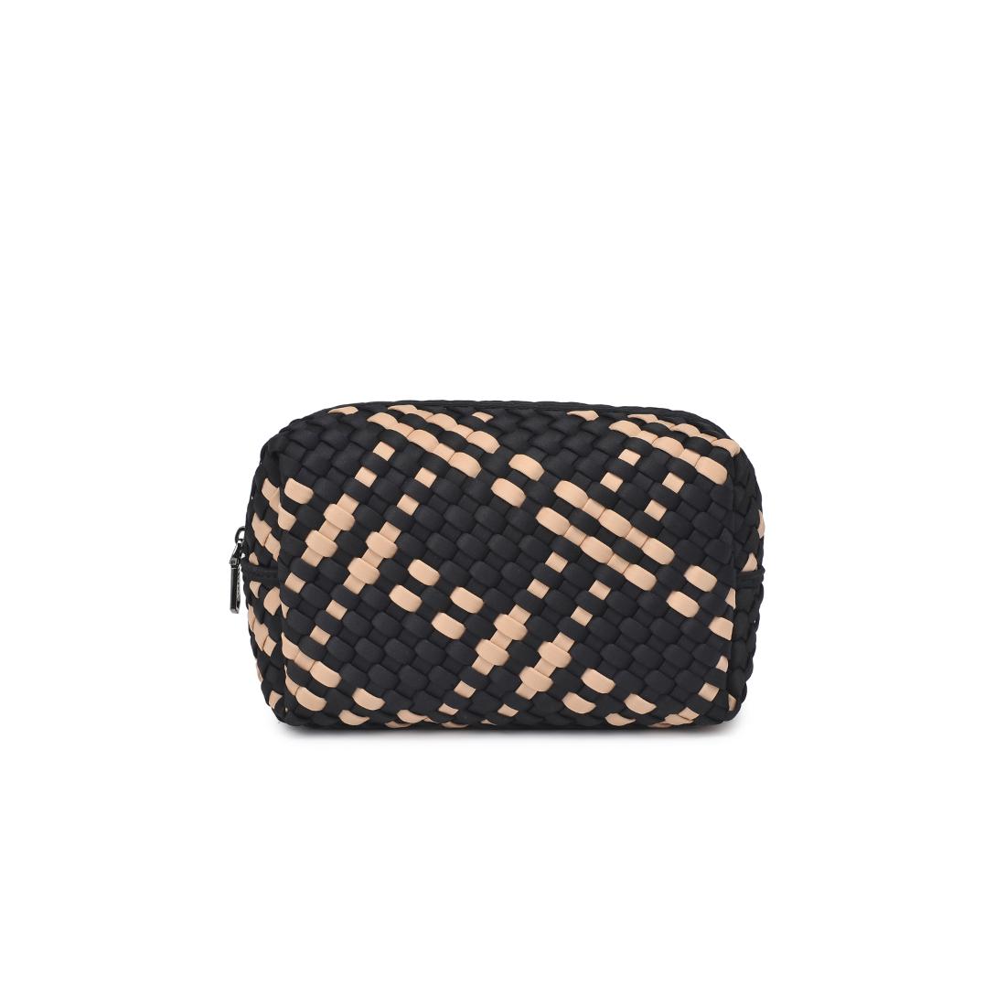 Sol and Selene Altitude - Woven Neoprene Cosmetic & Travel Organizer Pouch 841764112147 View 5 | Black Nude