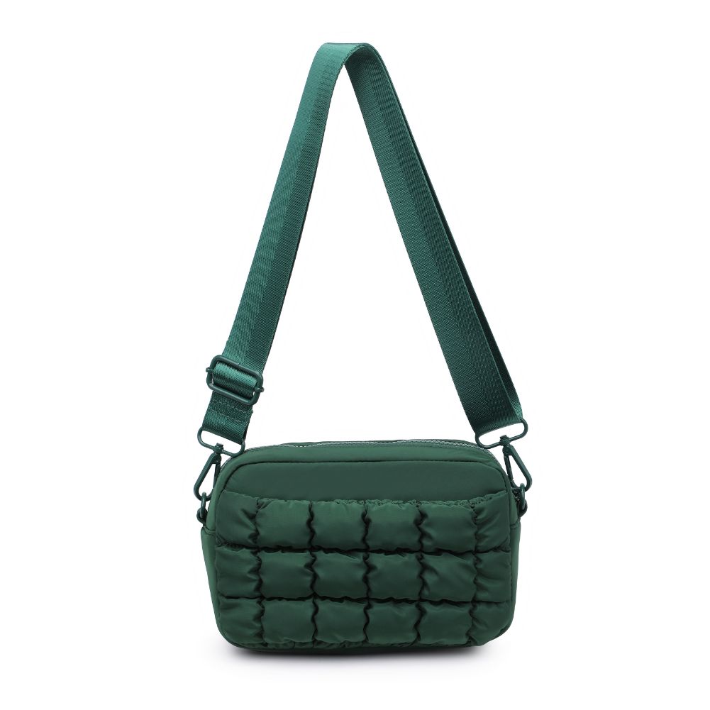 Product Image of Sol and Selene Inspiration - Quilted Nylon Crossbody 841764108393 View 7 | Emerald