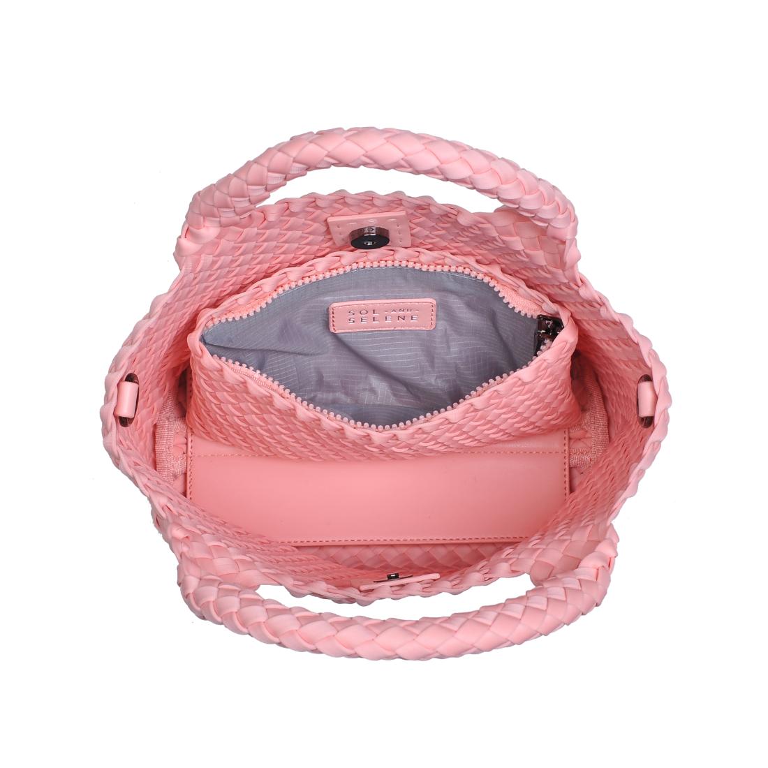 Woman wearing Blush Sol and Selene Sky's The Limit - Small Crossbody 841764111379 View 9 | Blush