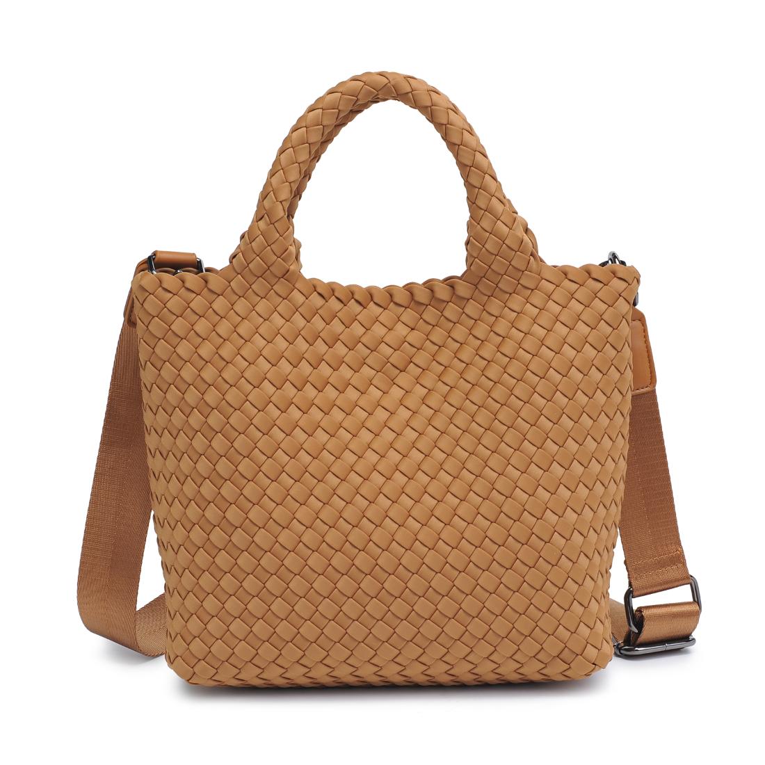 Woman wearing Sand Sol and Selene Sky's The Limit - Small Crossbody 841764111423 View 7 | Sand