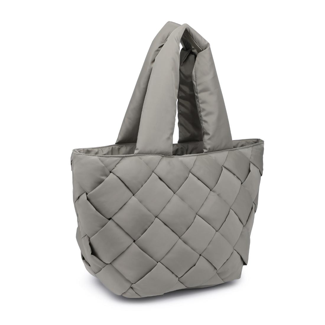 Woman wearing Desert Sage Sol and Selene Intuition East West Tote 841764111850 View 6 | Desert Sage