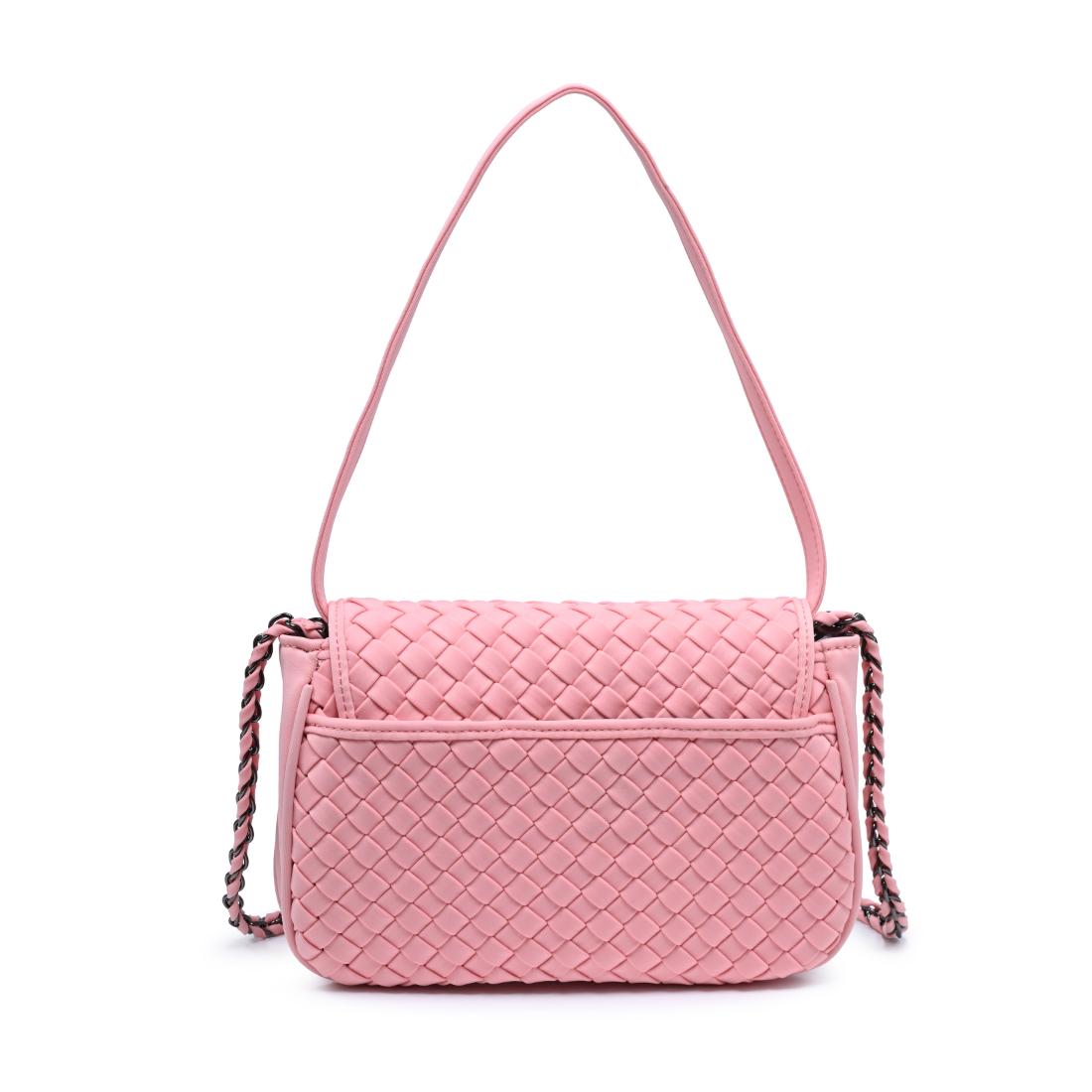 Woman wearing Blush Sol and Selene Astra Shoulder Bag 841764112413 View 7 | Blush