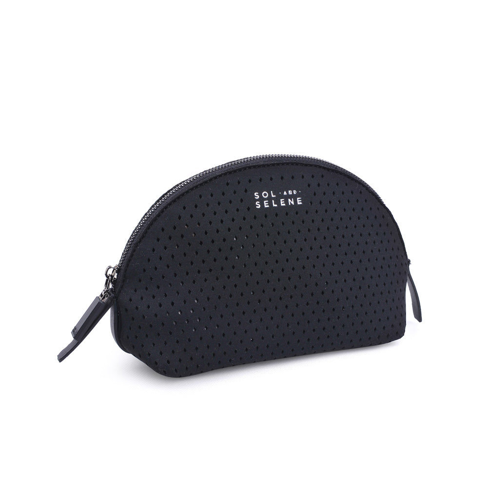 Product Image of Sol and Selene Illuminate Cosmetic Pouch 841764101707 View 2 | Black