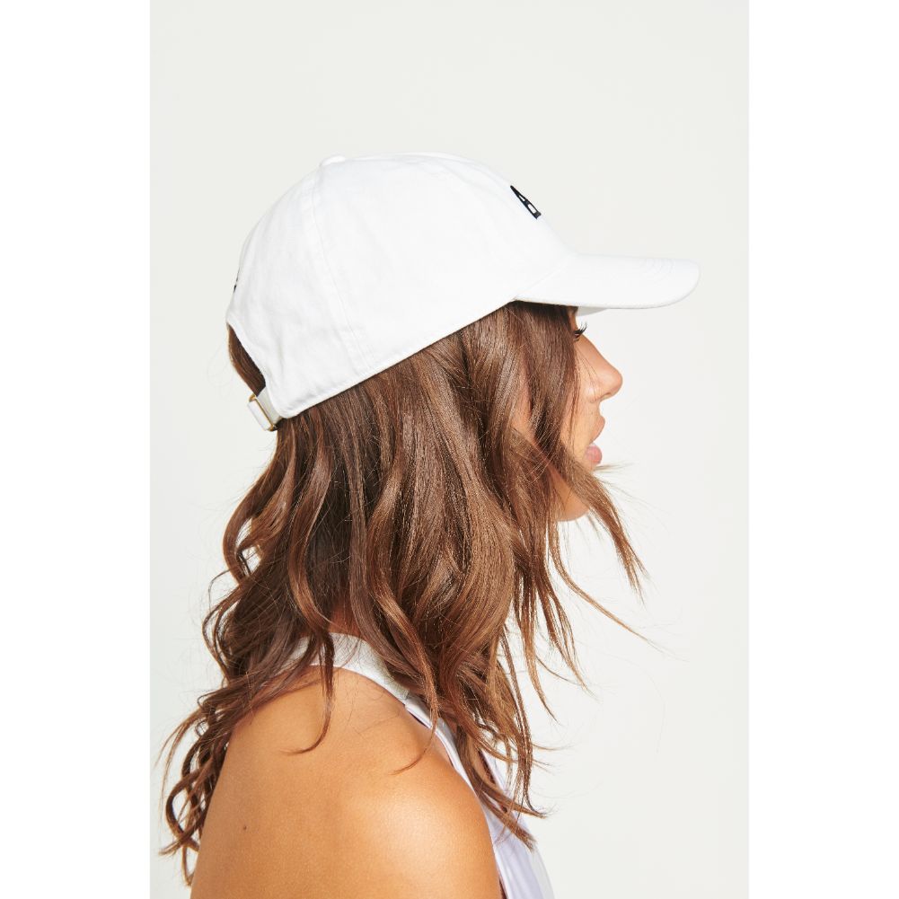 Sol and Selene AND Logo Hat Baseball Cap 841764106542 View 6 | White