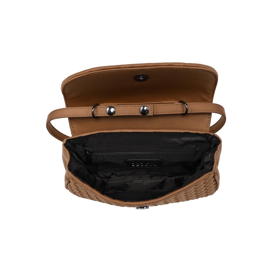 Woman wearing Sand Sol and Selene Astra Shoulder Bag 841764112468 View 9 | Sand