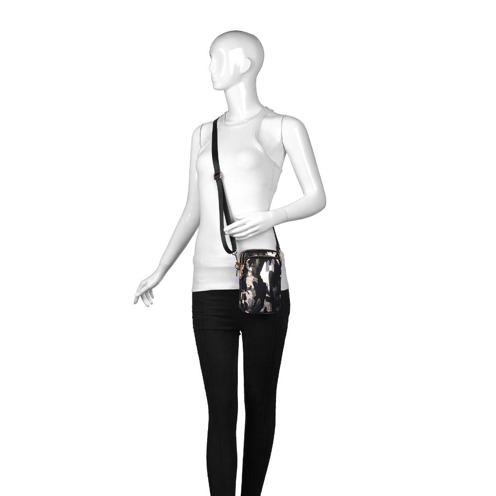 Sol and Selene Divide & Conquer Crossbody 841764104753 View 5 | Green Metallic Camo