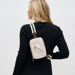 Woman wearing Cream Sol and Selene Accolade Backpack 841764109369 View 1 | Cream