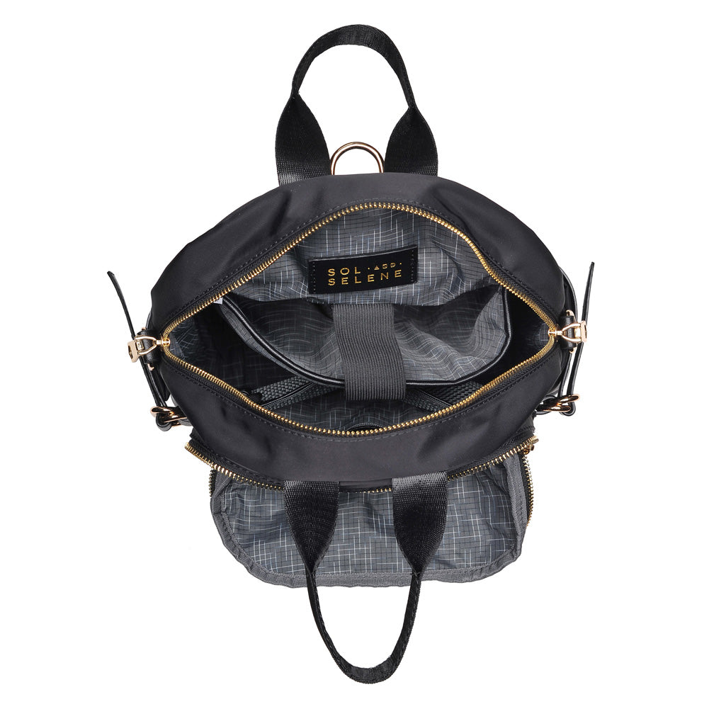 Product Image of Sol and Selene Next Level Backpack 841764103367 View 4 | Black Snake