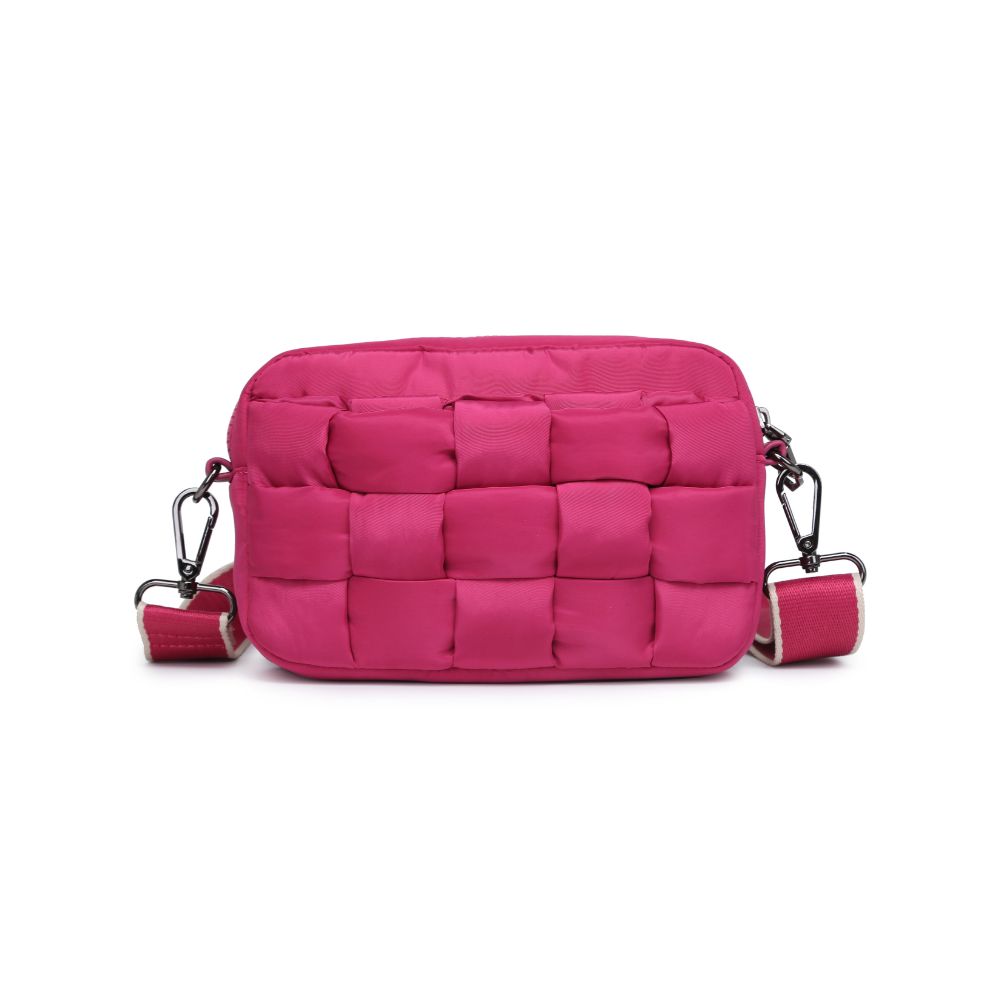 Sol and Selene Inspiration - Woven Nylon Crossbody 841764107600 View 7 | Magenta
