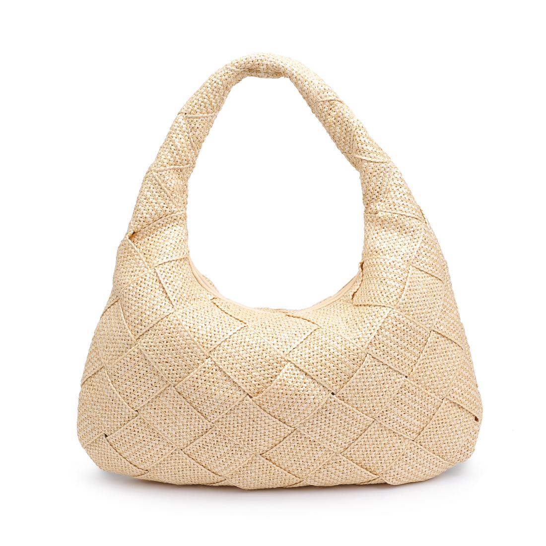 Product Image of Sol and Selene Dare to Dream - Large Woven Straw Hobo 841764111652 View 7 | Cream