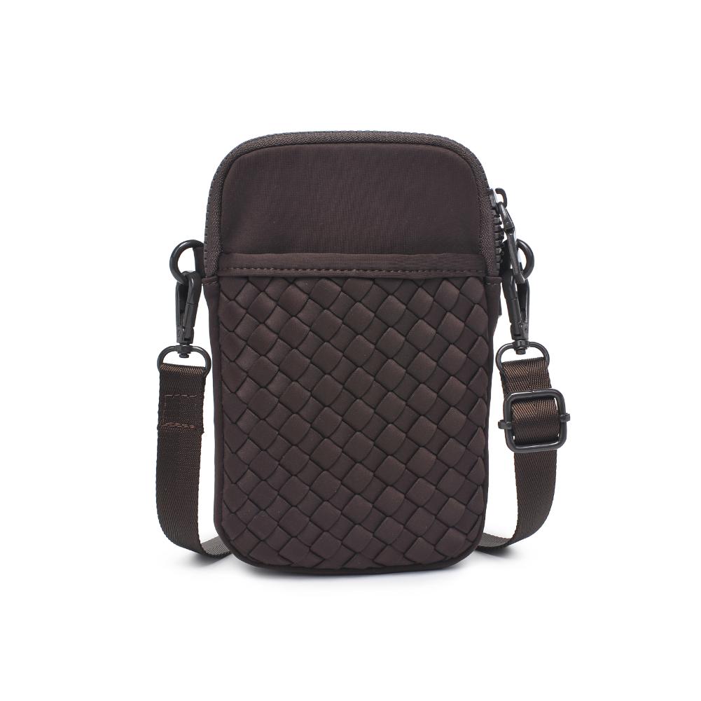 Product Image of Sol and Selene Divide & Conquer - Woven Neoprene Crossbody 841764110228 View 7 | Chocolate