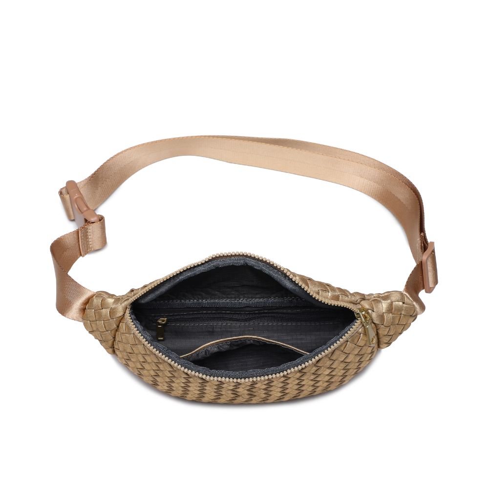 Product Image of Sol and Selene Aim High Belt Bag 841764109178 View 8 | Gold