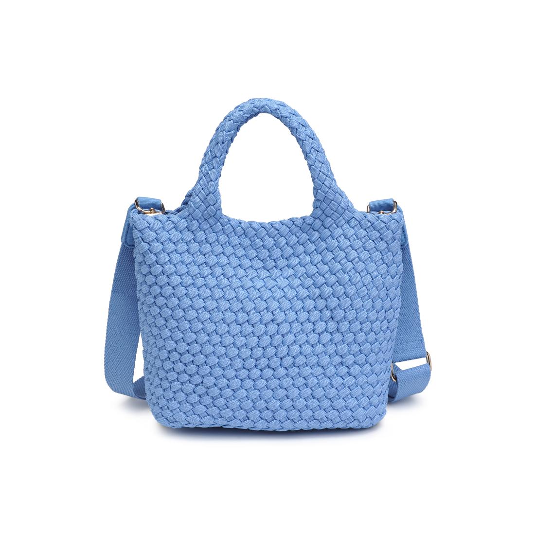 Product Image of Sol and Selene Sky's The Limit - Small Laced Up Eco-Edition Crossbody 841764111676 View 7 | Azure