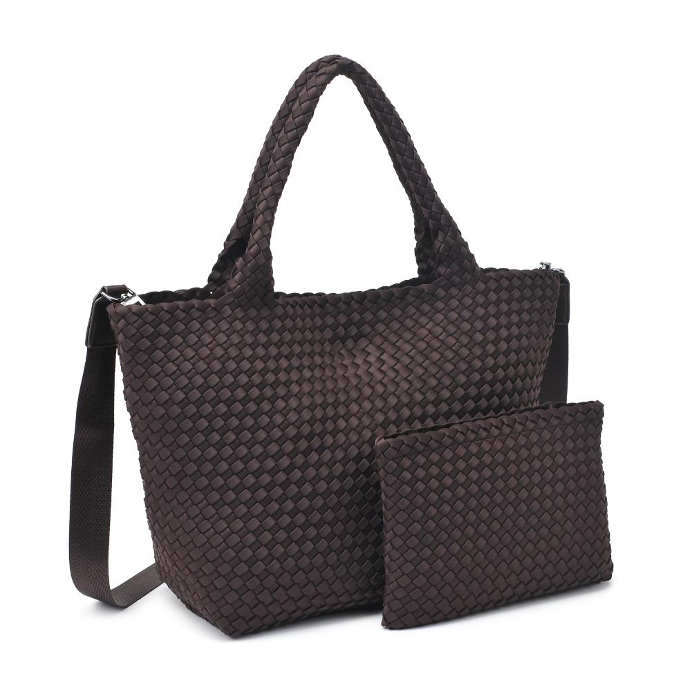 Product Image of Sol and Selene Sky's The Limit - Medium Tote 841764110341 View 6 | Chocolate