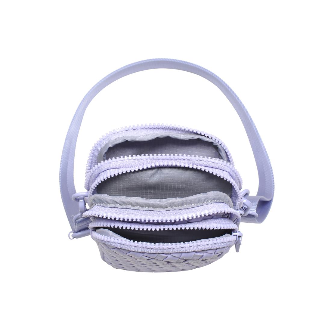 Product Image of Sol and Selene Divide & Conquer - Woven Neoprene Crossbody 841764111256 View 8 | Lilac
