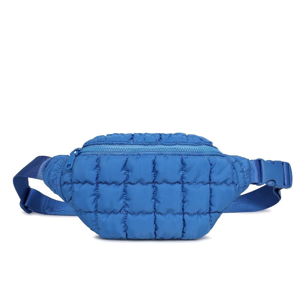 Woman wearing Denim Blue Sol and Selene Resurgence Belt Bag 841764109666 View 5 | Denim Blue