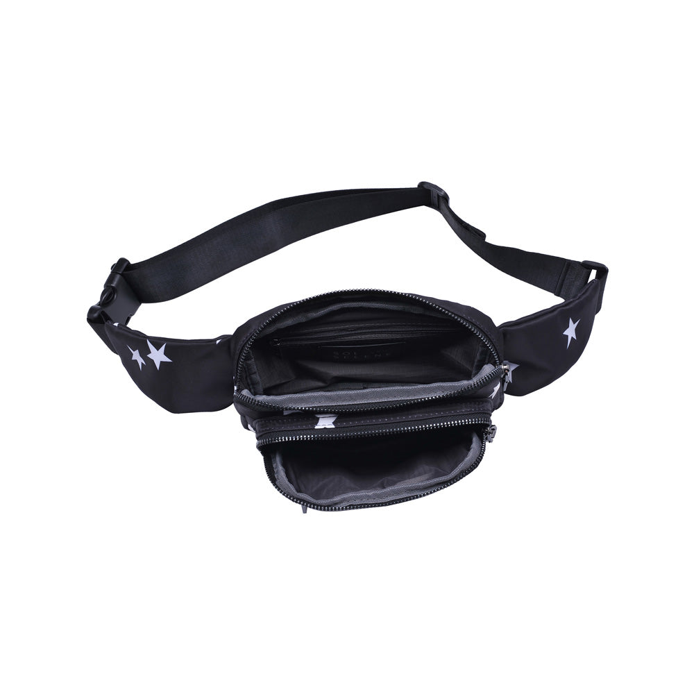 Product Image of Sol and Selene Hip Hugger Belt Bag 841764103947 View 8 | Black Star