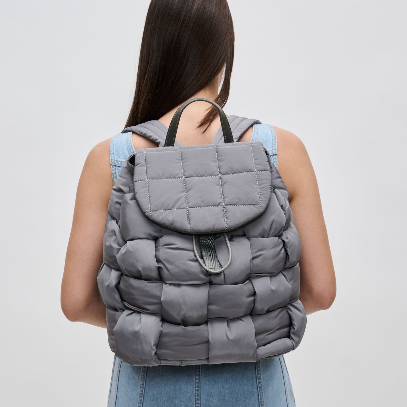 Woman wearing Black Sol and Selene Perception Backpack 841764107730 View 1 | Black