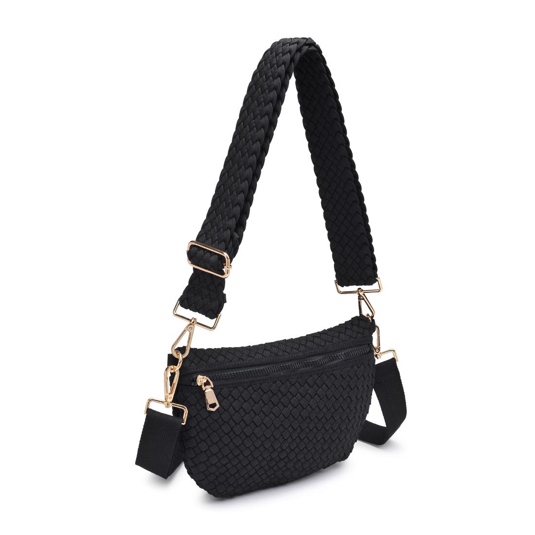 Product Image of Sol and Selene Ethereal - Woven Laced Up Eco-Edition Crossbody 841764111539 View 6 | Black