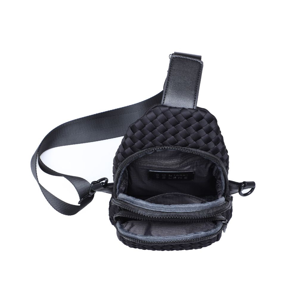 Product Image of Sol and Selene Beyond The Horizon - Woven Neoprene Sling Backpack 841764108034 View 8 | Black