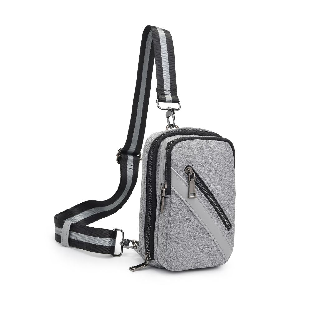 Sol and Selene Accolade Sling Backpack 841764106436 View 6 | Heather Grey