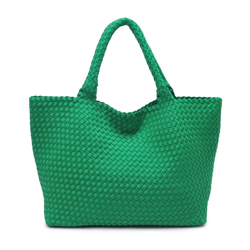 Product Image of Sol and Selene Sky's The Limit - Large Tote 841764108898 View 7 | Kelly Green