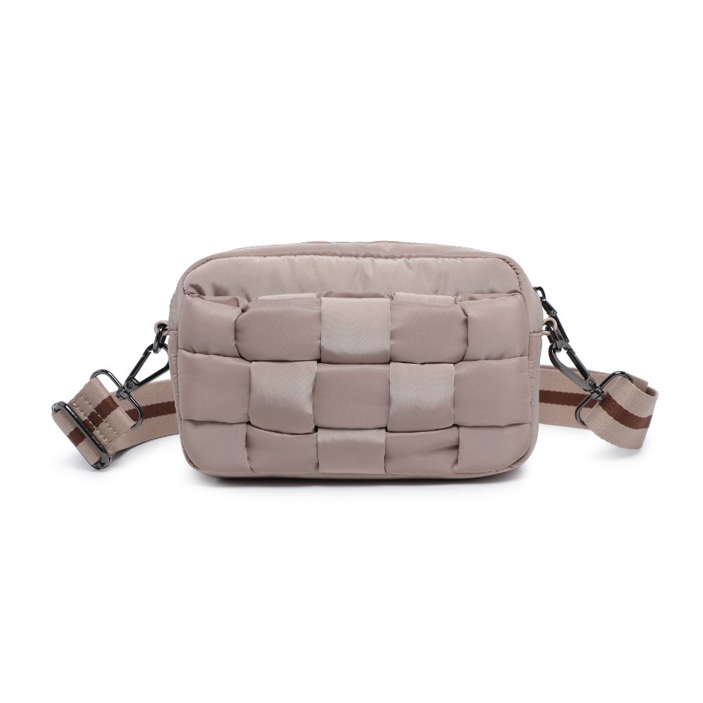 Sol and Selene Inspiration - Woven Nylon Crossbody 841764107587 View 7 | Nude