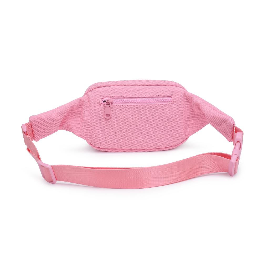 Woman wearing Rose Sol and Selene Hip Hugger - Neoprene Mesh Belt Bag 841764109833 View 7 | Rose