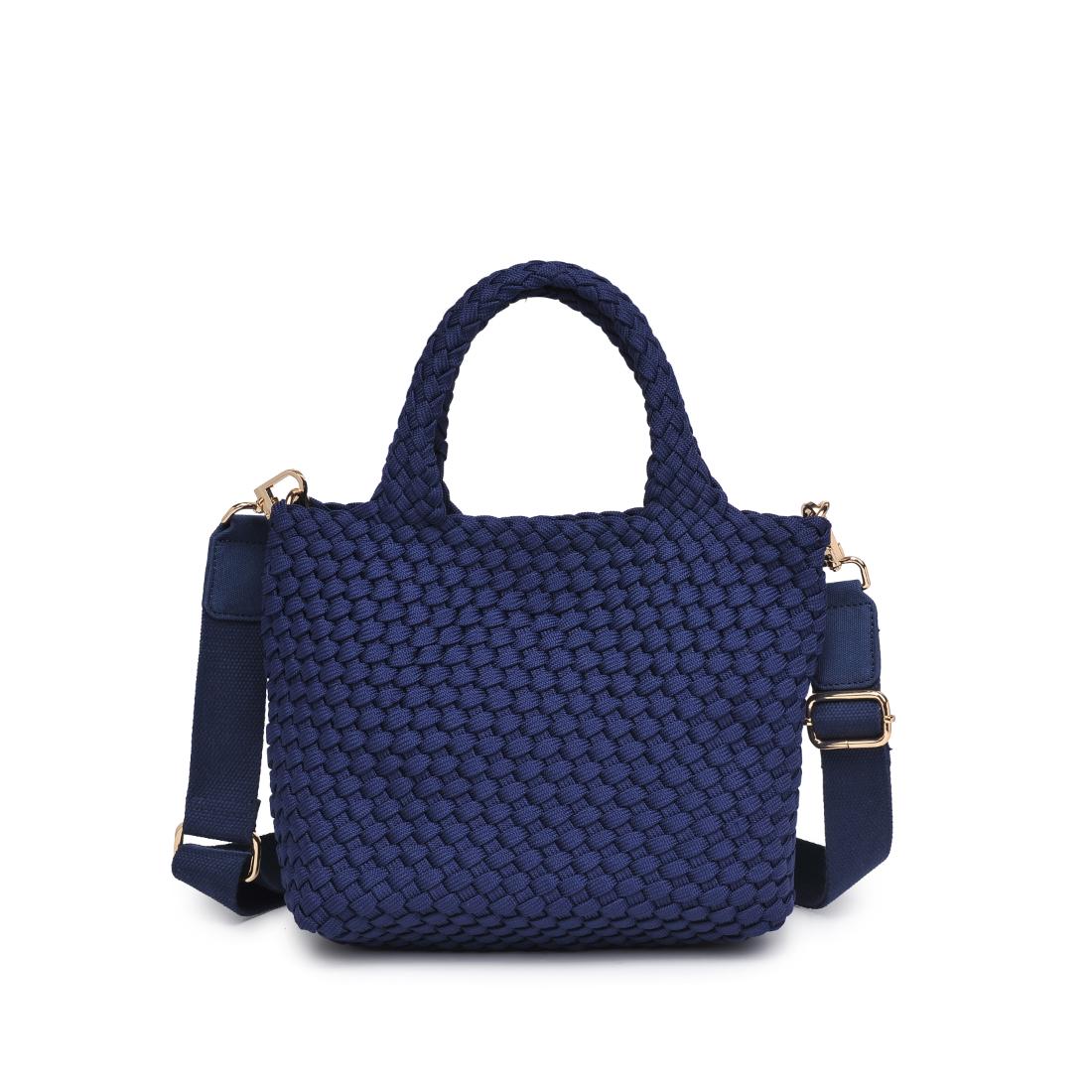 Product Image of Sol and Selene Sky's The Limit - Small Laced Up Eco-Edition Crossbody 841764111720 View 7 | Navy