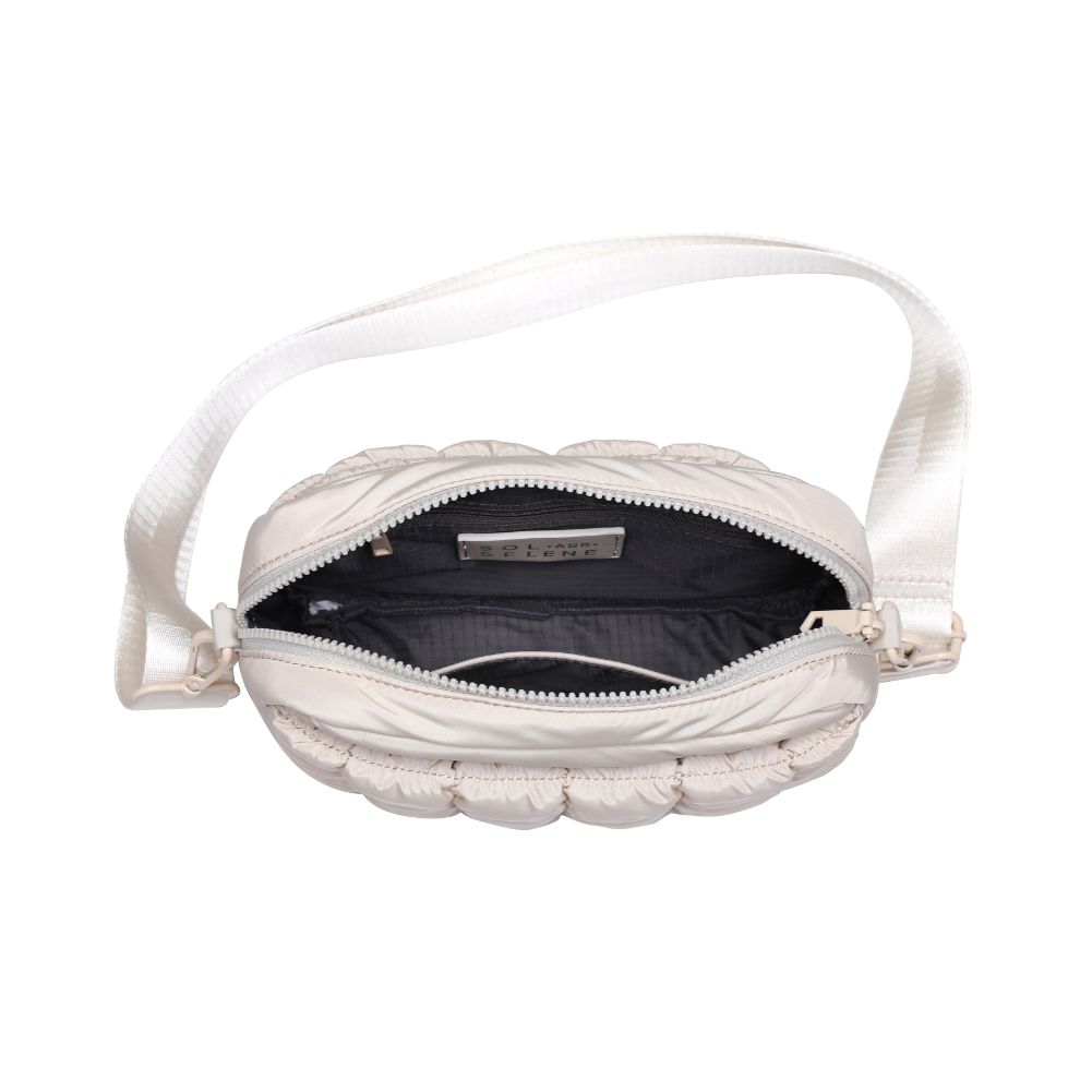 Product Image of Sol and Selene Inspiration - Quilted Nylon Crossbody 841764108430 View 8 | Cream