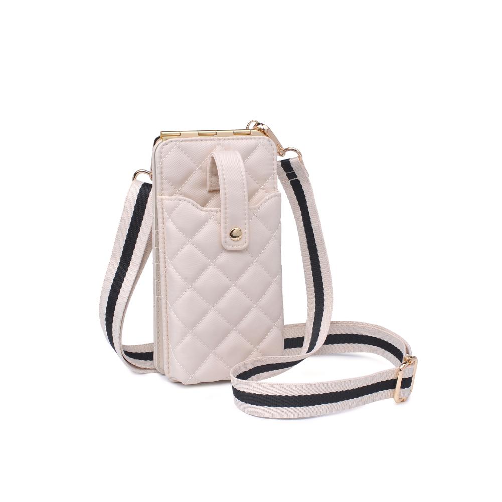 Sol and Selene Duality - Quilted Cell Phone Crossbody 841764109352 View 6 | Cream