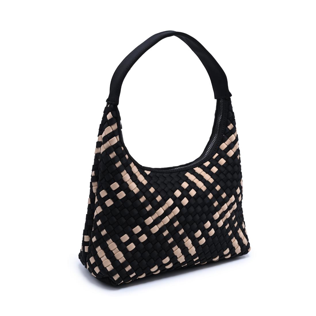 Sol and Selene Harmonia - Woven Neoprene Shoulder Bag 841764112505 View 6 | Black Nude