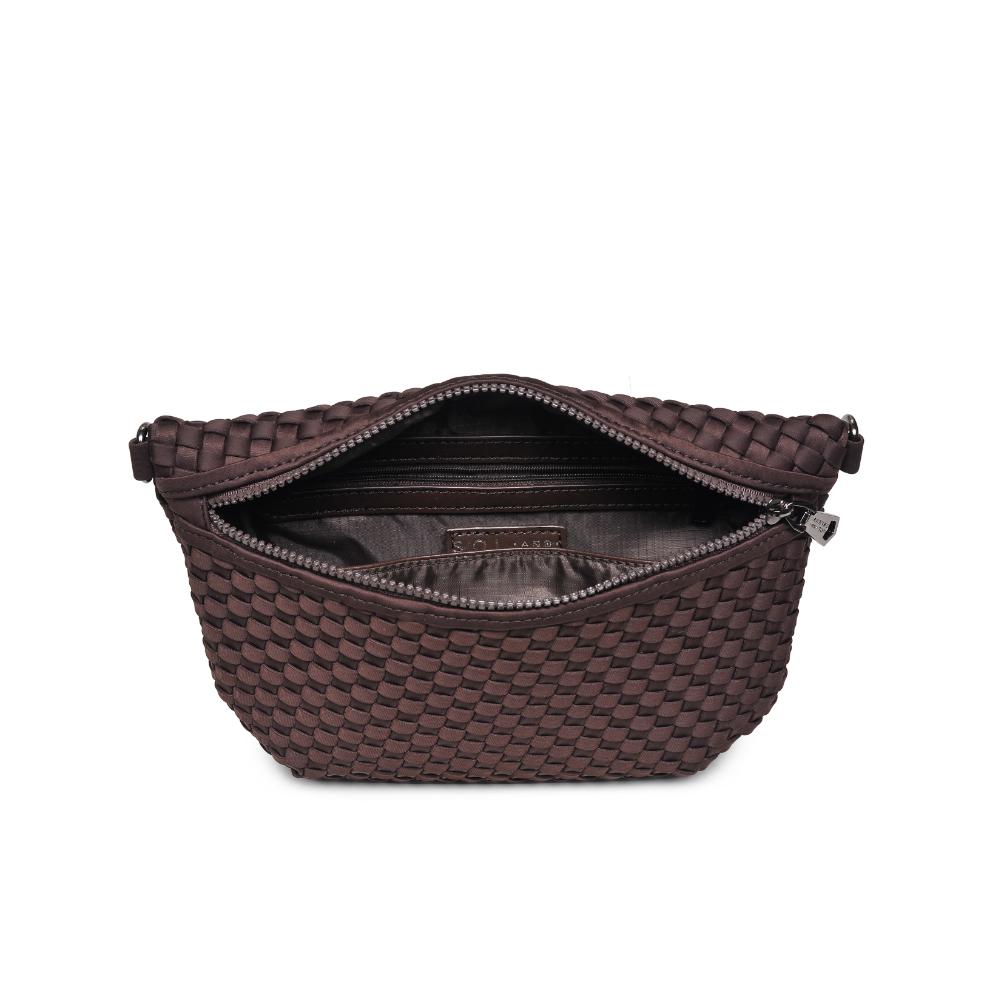 Sol and Selene Ethereal - Woven Neoprene Crossbody 841764110853 View 8 | Chocolate