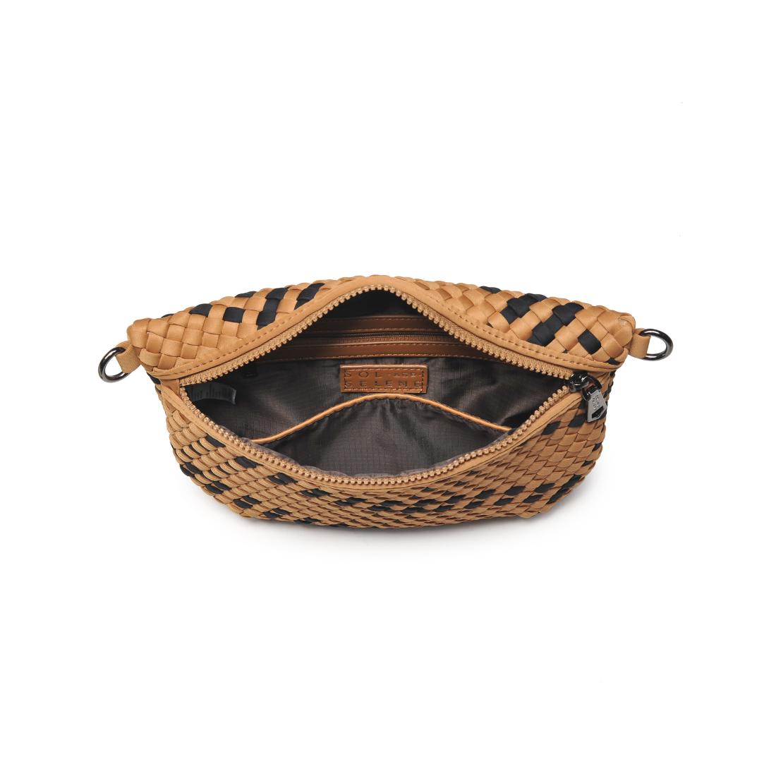 Sol and Selene Ethereal - Woven Neoprene Crossbody 841764111966 View 8 | Sand Black