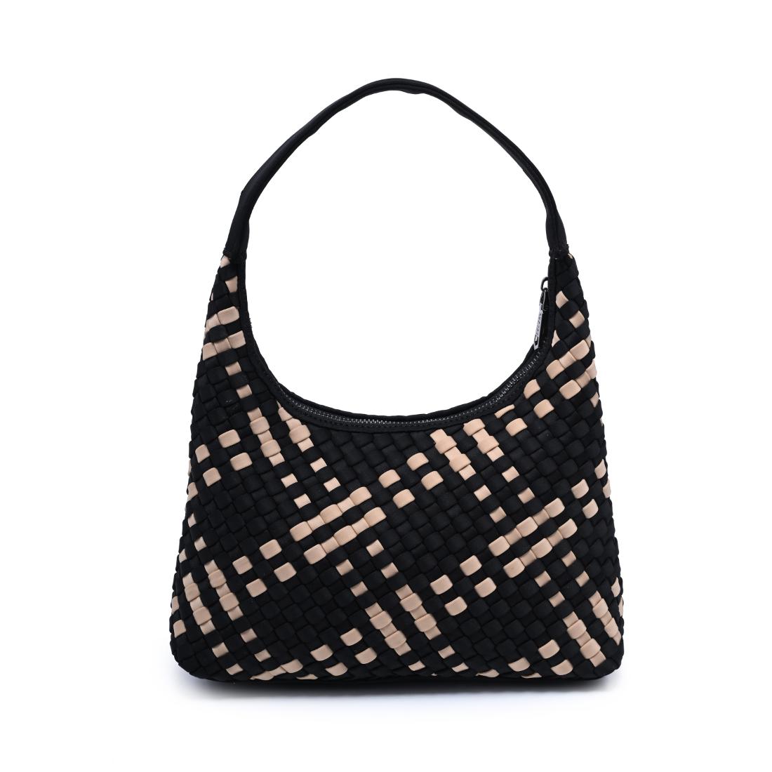 Sol and Selene Harmonia - Woven Neoprene Shoulder Bag 841764112505 View 7 | Black Nude