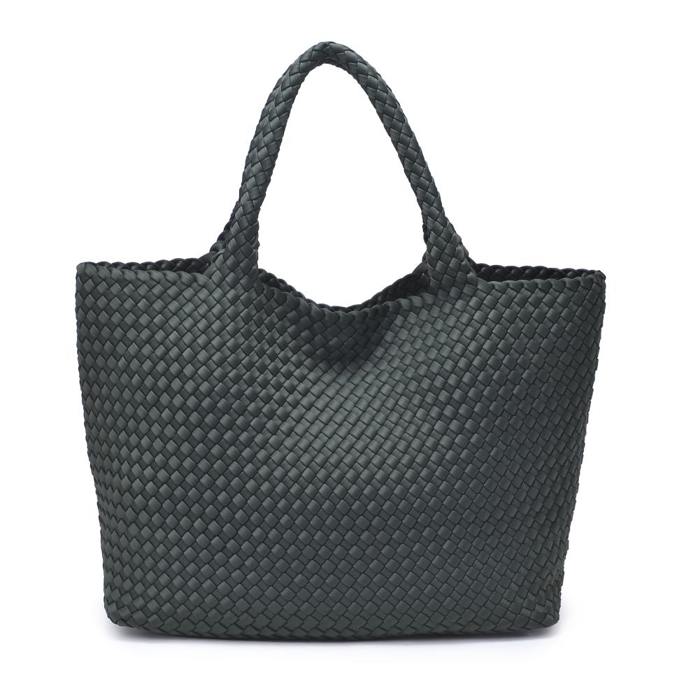 Woman wearing Olive Sol and Selene Sky's The Limit - Large Tote 841764108911 View 5 | Olive