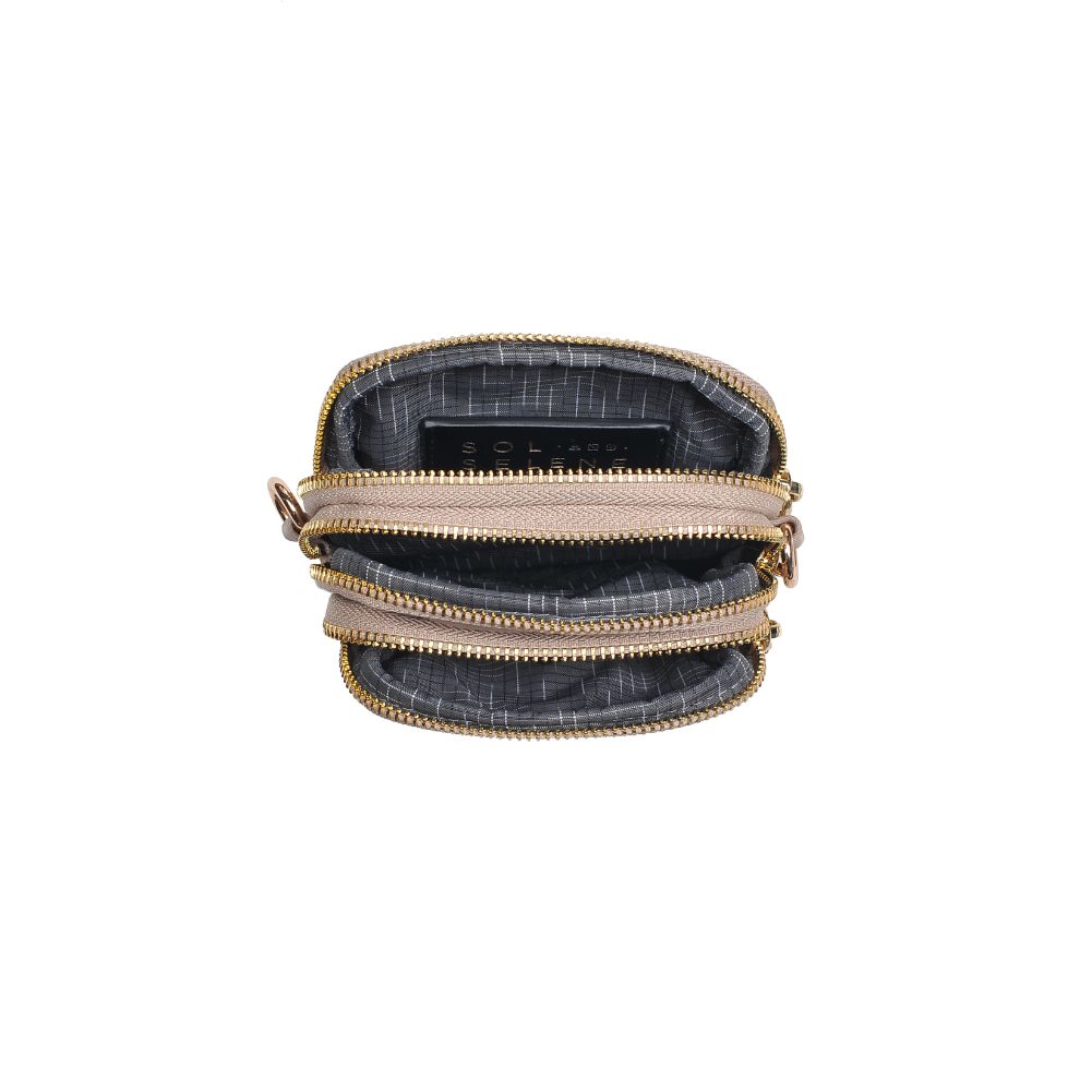 Woman wearing Nude Sol and Selene Divide & Conquer - Quilted Crossbody 841764107464 View 9 | Nude
