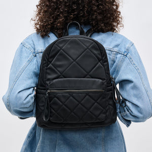 Woman wearing Black Sol and Selene Motivator - Small Backpack 841764101585 View 4 | Black